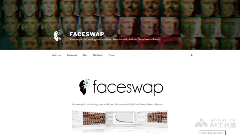 FaceSwap  开源的在线AI换脸工具，深度伪造视频和图像 第1张