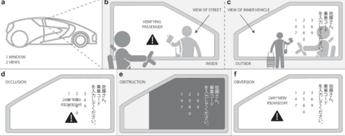 丰田和京东方团队研发汽车窗户双面AR显示系统，为乘客传递指引信息  第1张