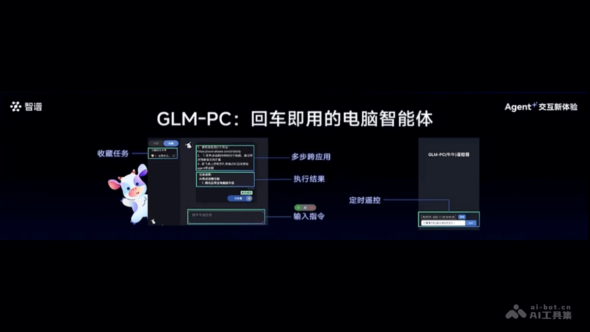 GLM-PC  智谱推出的电脑智能体，基于CogAgent视觉多模态模型构建