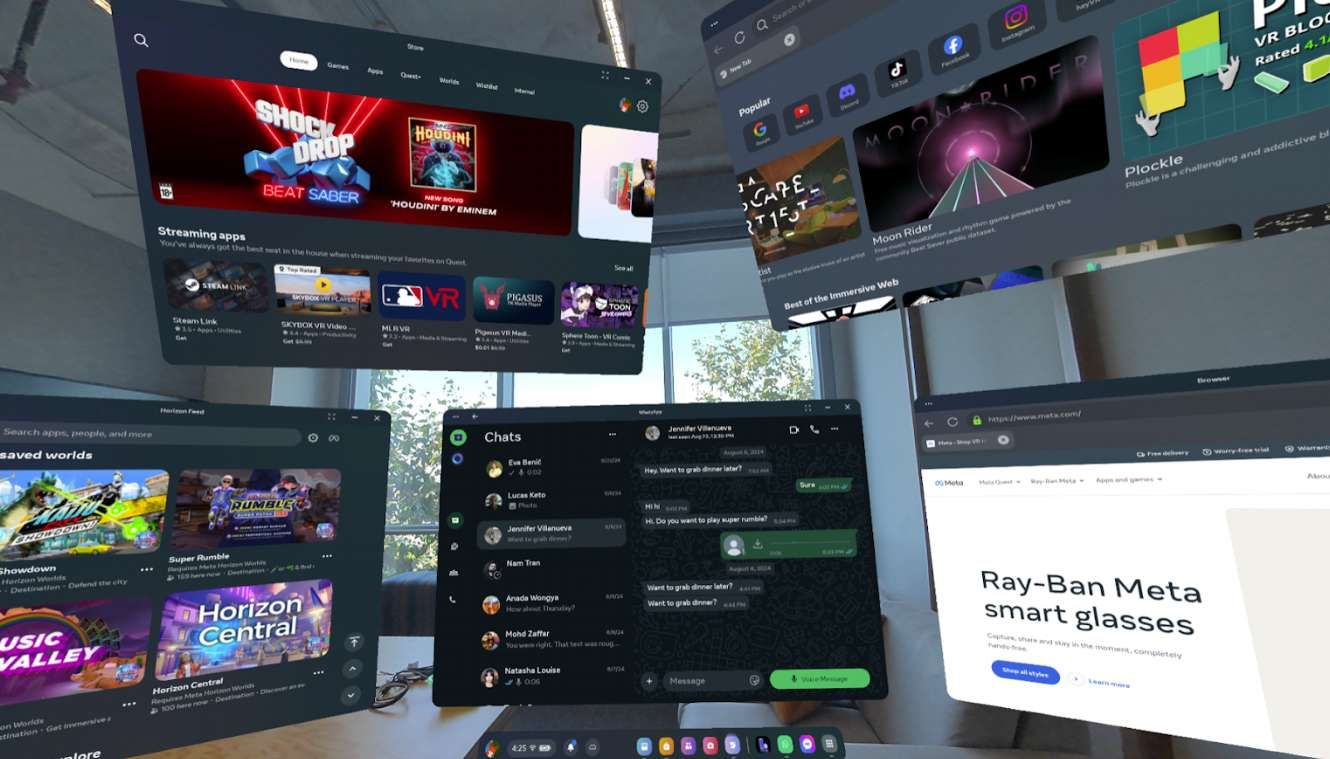 Meta Horizon Store全面支持2D应用和Web应用