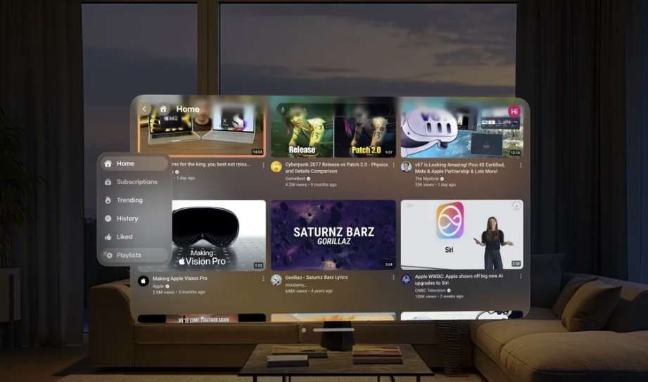 遭谷歌警告后，第三方YouTube应用从Vision Pro下架
