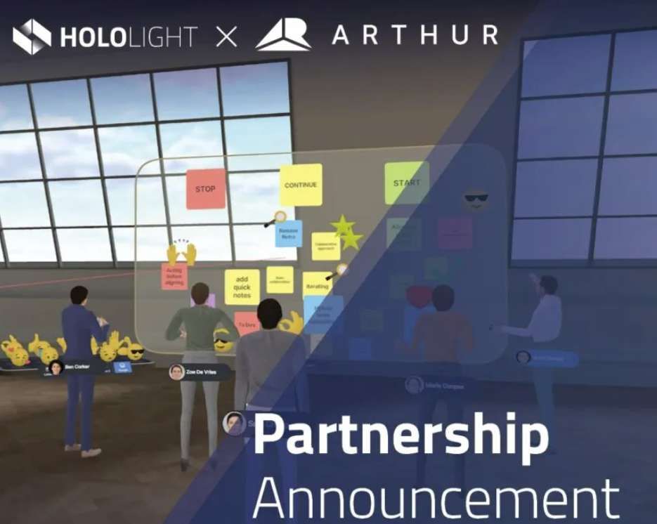 Hololight与Arthur合作，改善企业远程协作和培训方式