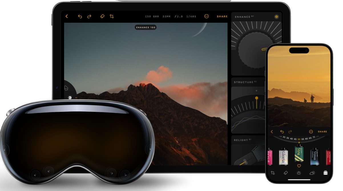图片工具Luminar为Vision Pro纳入RAW格式支持和iCloud同步