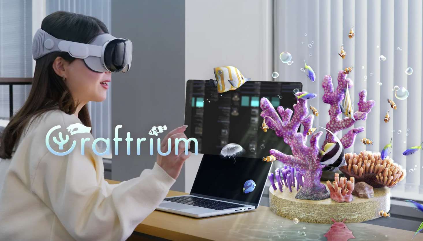 虚拟水族馆《Craftrium》登陆Apple Vision Pro